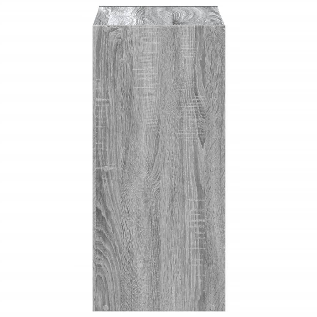 vidaXL Βιβλιοθήκη Γκρι Sonoma 68,5x32x68,5 εκ. από Επεξεργ. Ξύλο