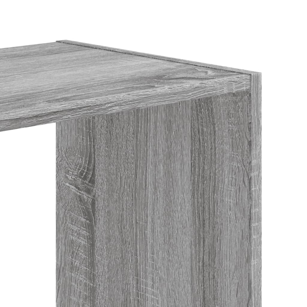 vidaXL Βιβλιοθήκη Γκρι Sonoma 68,5x32x68,5 εκ. από Επεξεργ. Ξύλο