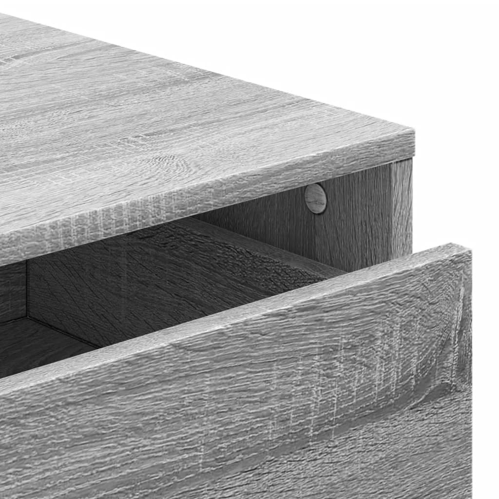 vidaXL Συρταριέρα Γκρι Sonoma 60x41x58 εκ. από Επεξεργ. Ξύλο