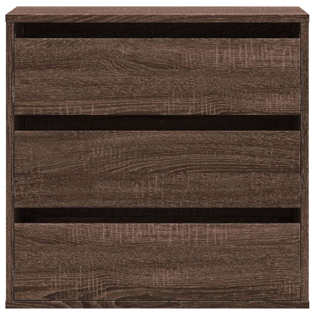 vidaXL Συρταριέρα Καφέ Δρυς 60x41x58 εκ. από Επεξεργ. Ξύλο