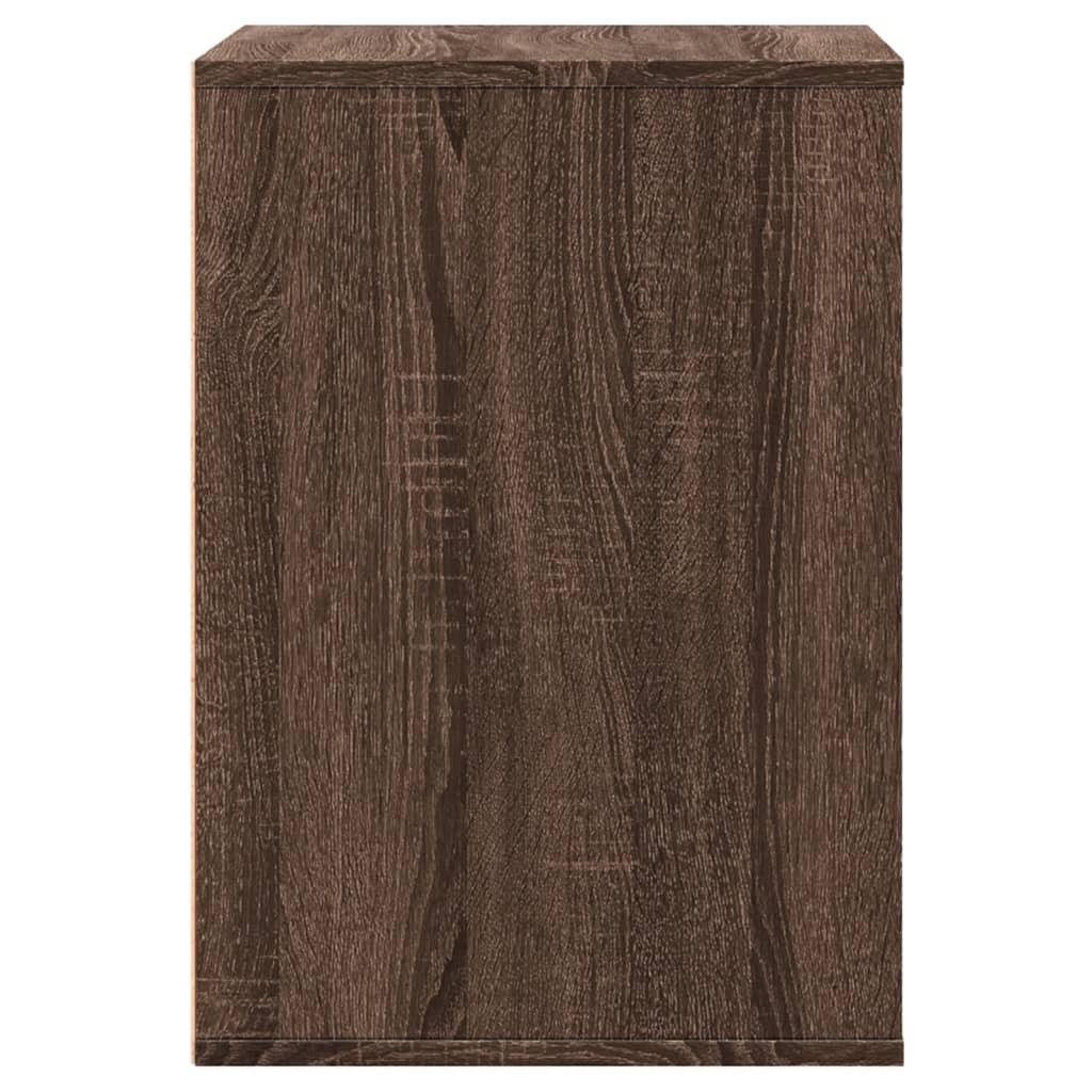 vidaXL Συρταριέρα Καφέ Δρυς 60x41x58 εκ. από Επεξεργ. Ξύλο