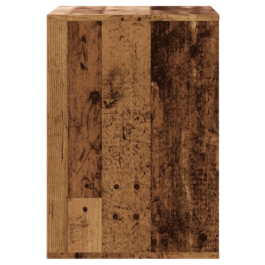 vidaXL Συρταριέρα Γωνιακή Όψη Παλαιού Ξύλου 60x41x58 εκ. Επεξεργ. Ξύλο
