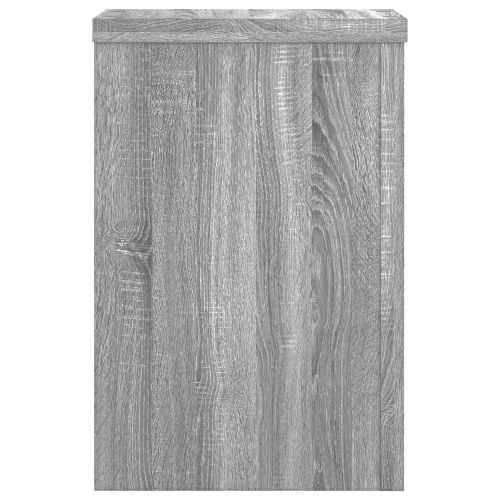 vidaXL Βάσεις Φυτών 2 Τεμ. Γκρι Sonoma 20x20x30 εκ. Επεξεργασμένο Ξύλο