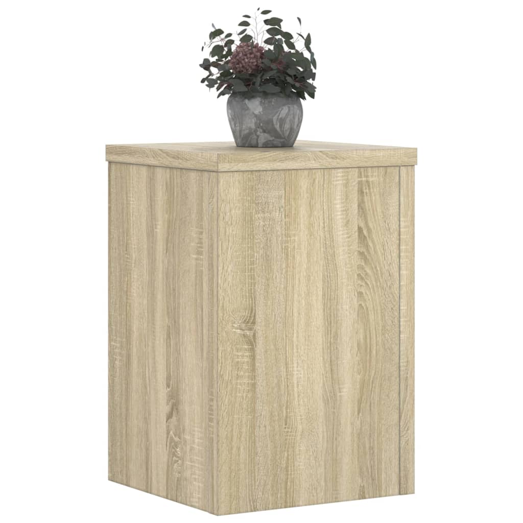 vidaXL Βάσεις Φυτών 2Τεμ. Sonoma Δρυς 25x25x35εκ. Επεξεργασμένο Ξύλο