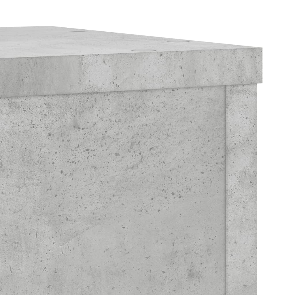 vidaXL Βάσεις Φυτών 2 τεμ. Γκρι Σκυρ. 25x25x35 εκ. Επεξεργασμένο Ξύλο