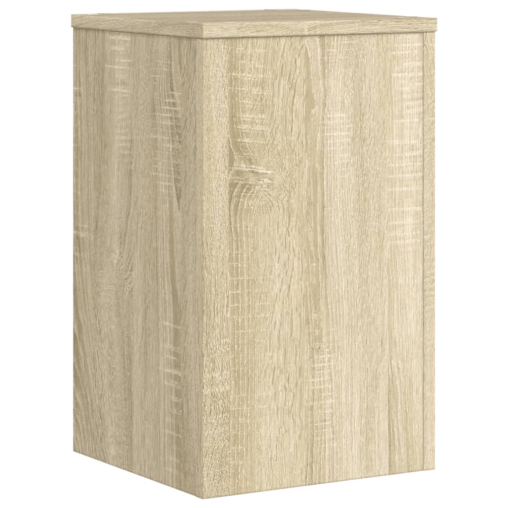 vidaXL Βάσεις Φυτών 2 Τεμ. Sonoma Δρυς 30x30x50 εκ. Επεξεργασμένο Ξύλο