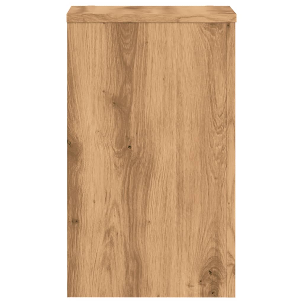 vidaXL Βάσεις Φυτών 2 τεμ. Αρτισιανή Δρυς 30x30x50 εκ. Επεξ. Ξύλο