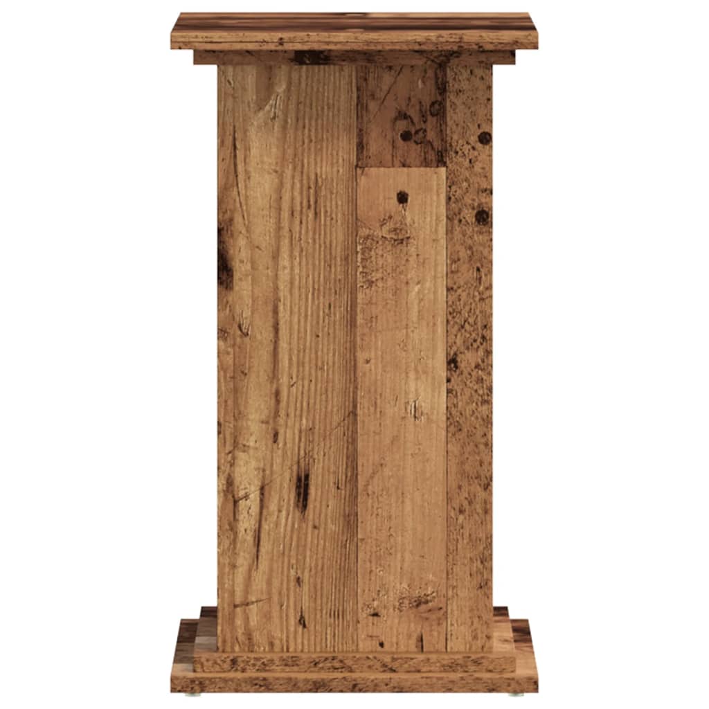 vidaXL Βάσεις Φυτών Όψη Παλαιού Ξύλου 33x33x60 εκ. Επεξ. Ξύλο