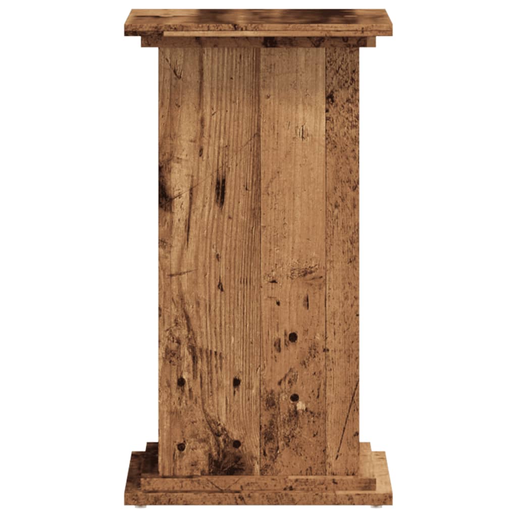 vidaXL Βάσεις Φυτών Όψη Παλαιού Ξύλου 33x33x60 εκ. Επεξ. Ξύλο