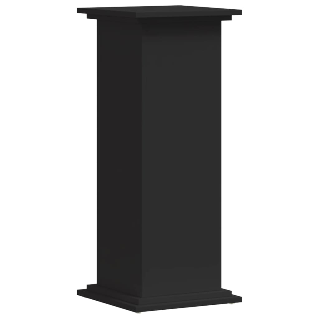 vidaXL Βάση Γλάστρας Μαύρη 33x33x60 εκ. από Επεξεργασμένο Ξύλο