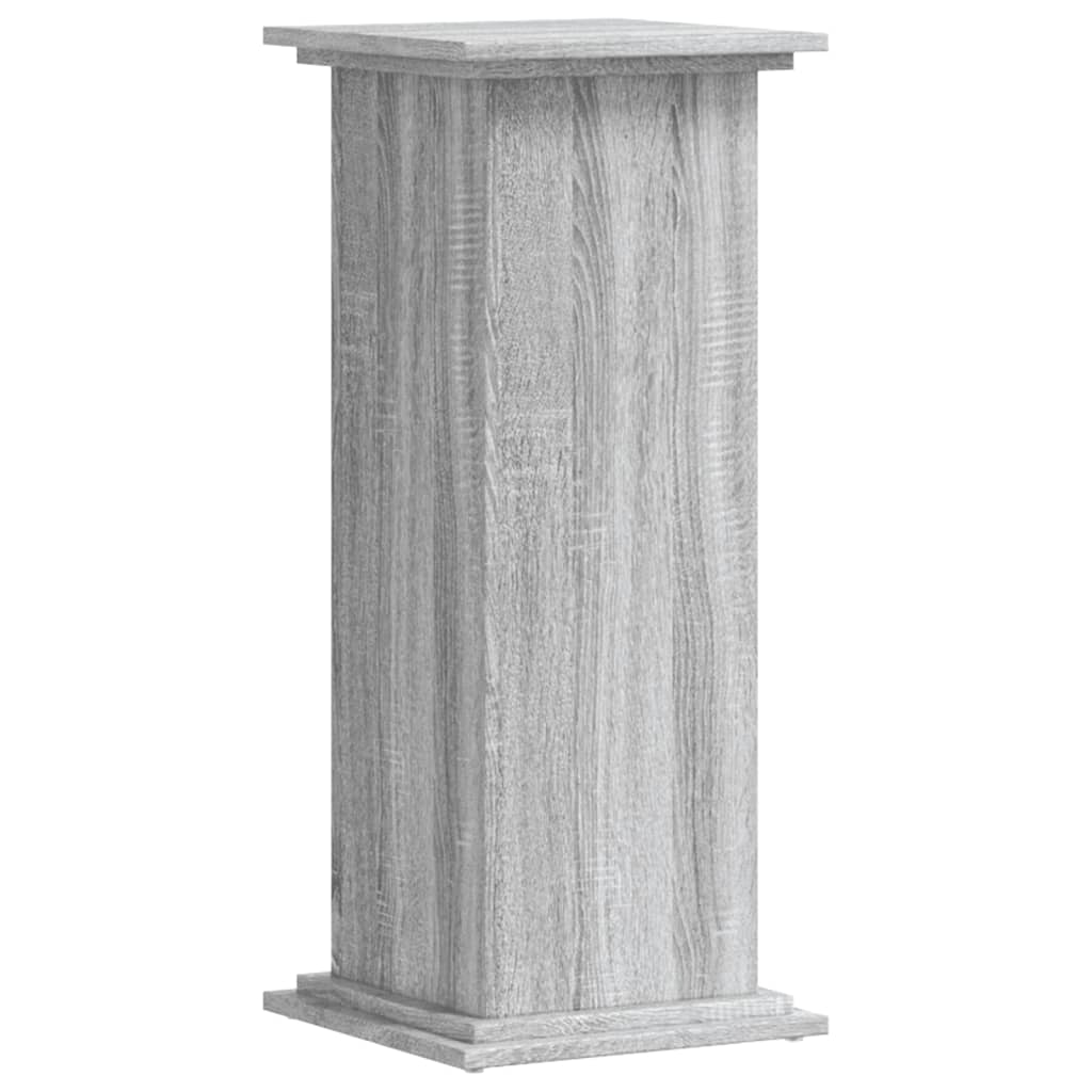 vidaXL Βάσεις Φυτών Γκρι Sonoma 33x33x80 εκ. Επεξεργασμένο Ξύλο