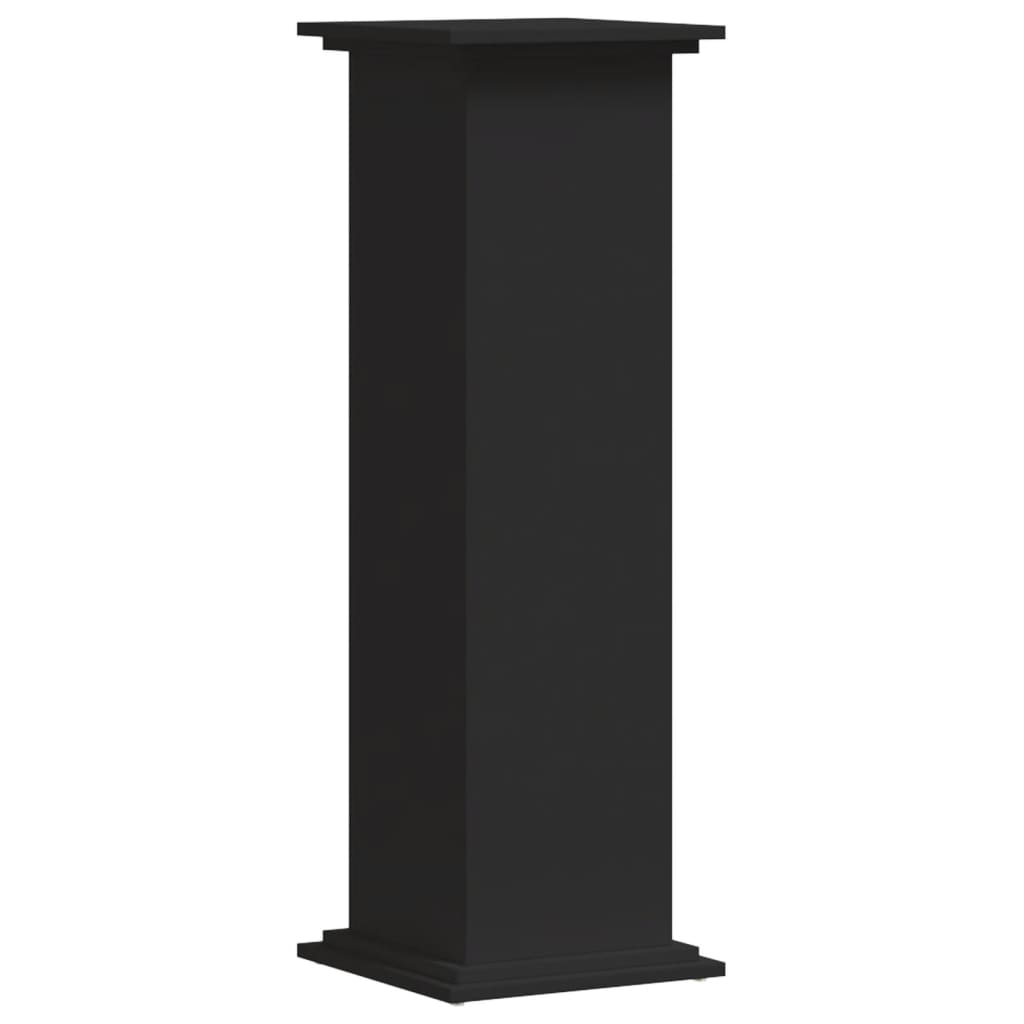vidaXL Βάση Γλάστρας Μαύρο 33 x 33 x 100 εκ. από Επεξεργασμένο Ξύλο