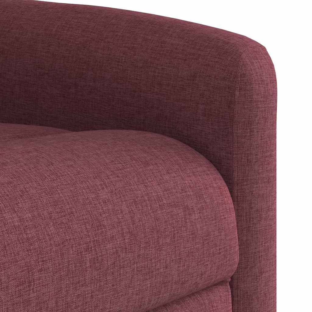 vidaXL Πολυθρόνα Ανακλινόμενη Ηλεκτρική Μπορντό Υφασμάτινη