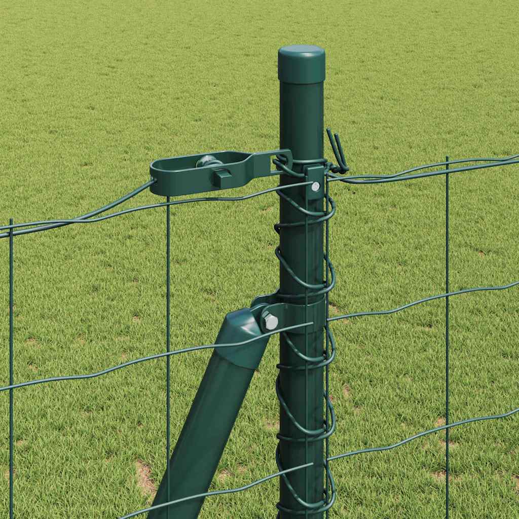 vidaXL Ευρωπαϊκός Φράχτης με 7 Στηρίγματα 1,5x10 μ Γαλβανισμένος Χάλυβας