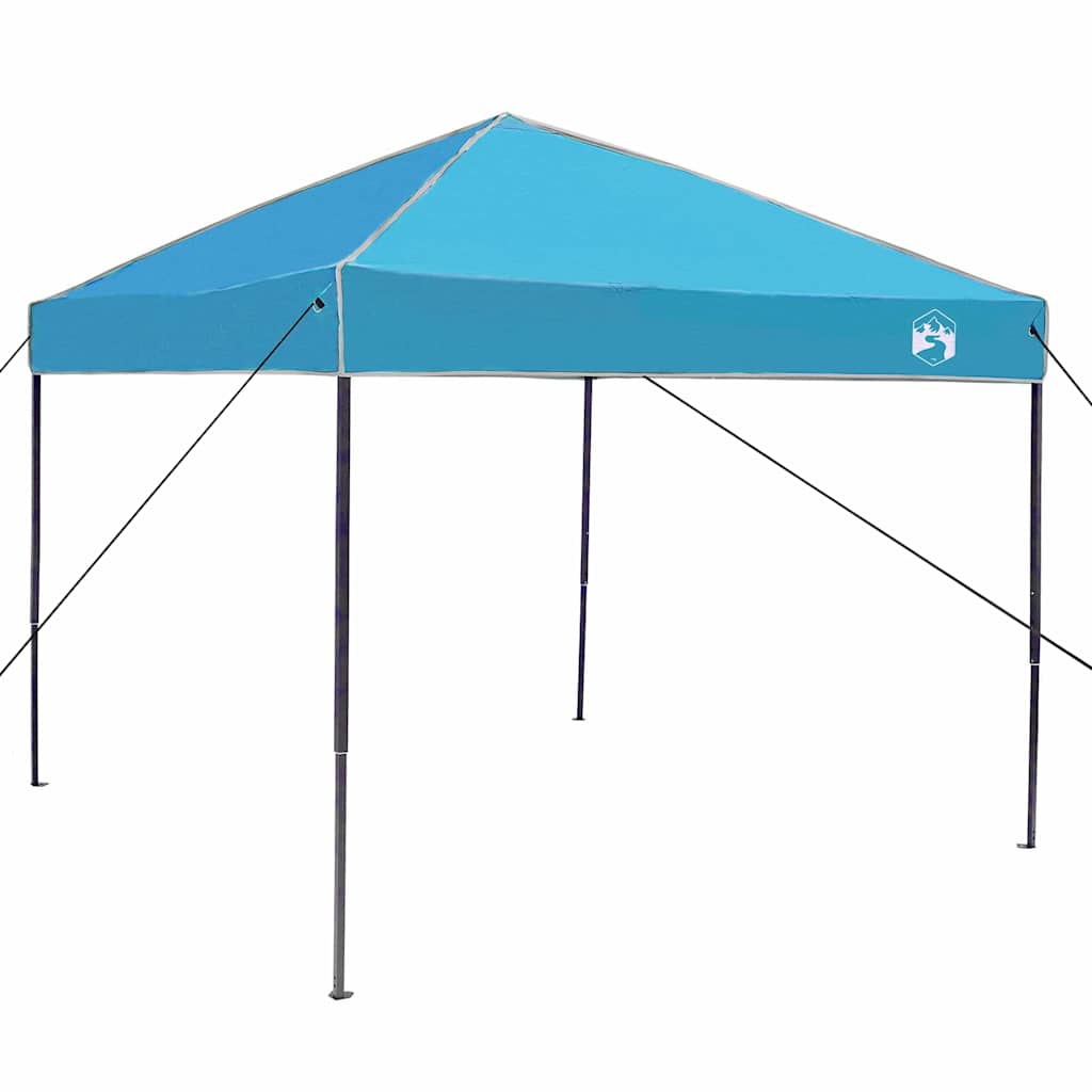 vidaXL Σκηνή Σκίασης Μπλε 250 x 250 x 227 / 236 / 245 εκ. Ύφασμα Oxford
