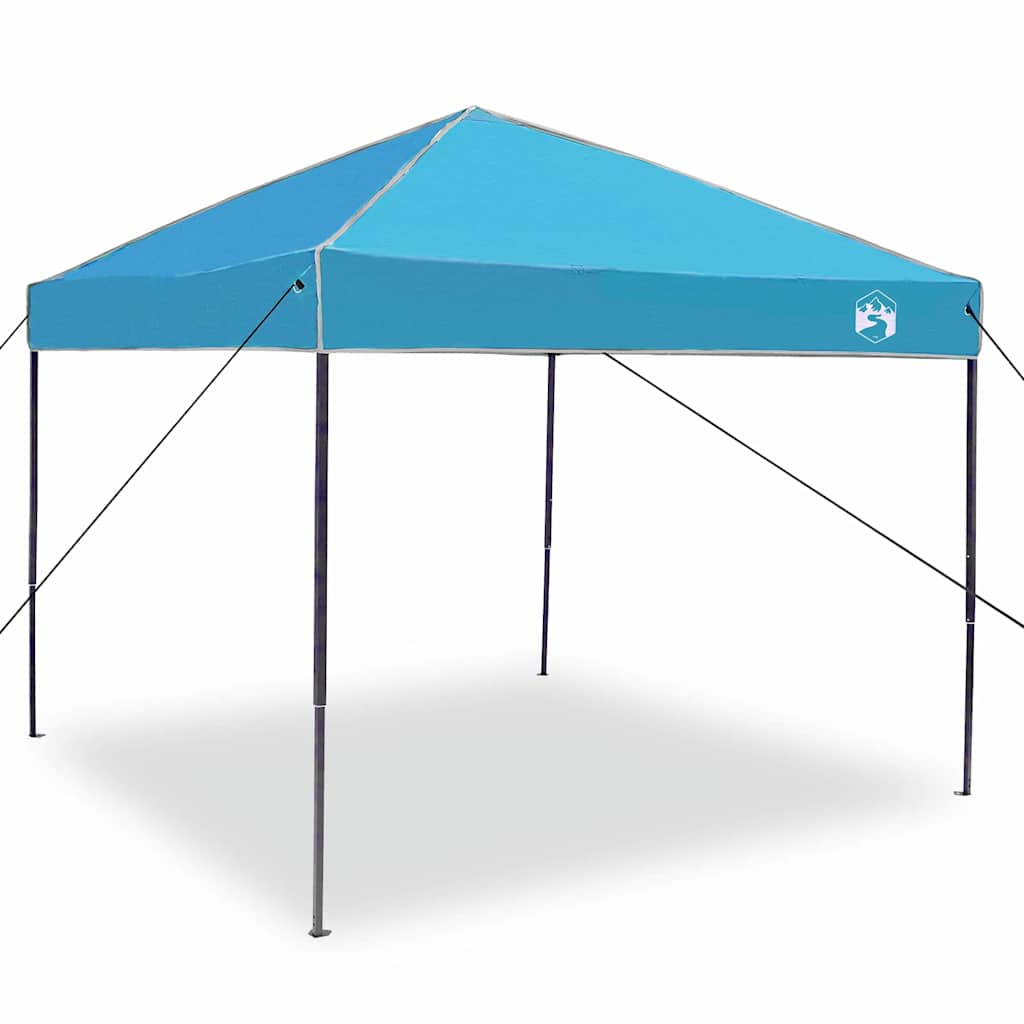 vidaXL Σκηνή Σκίασης Μπλε 250 x 250 x 227 / 236 / 245 εκ. Ύφασμα Oxford