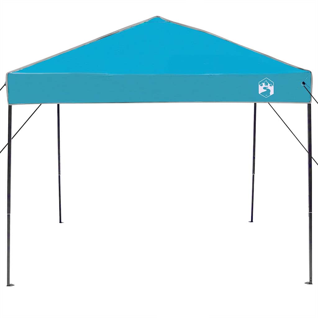 vidaXL Σκηνή Σκίασης Μπλε 250 x 250 x 227 / 236 / 245 εκ. Ύφασμα Oxford