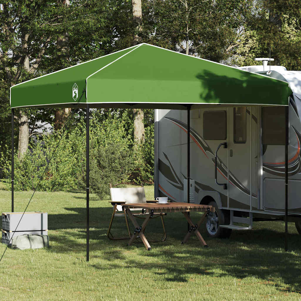 vidaXL Σκηνή Σκίασης Πράσινο 250 x 250 x 227 / 236 / 245 εκ. Ύφασμα Oxford