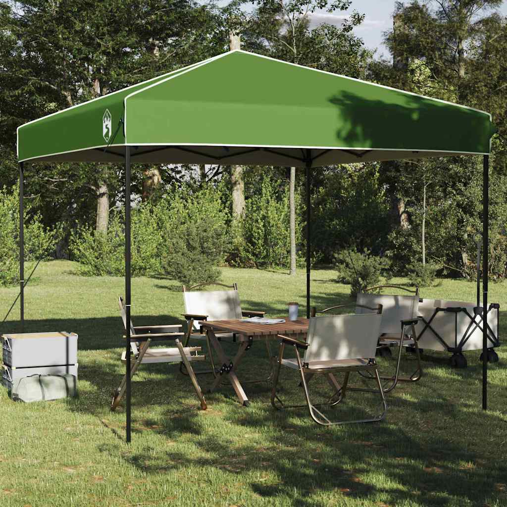 vidaXL Σκηνή Σκίασης Πράσινο 250 x 250 x 227 / 236 / 245 εκ. Ύφασμα Oxford