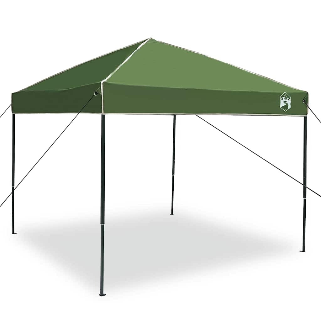 vidaXL Σκηνή Σκίασης Πράσινο 250 x 250 x 227 / 236 / 245 εκ. Ύφασμα Oxford