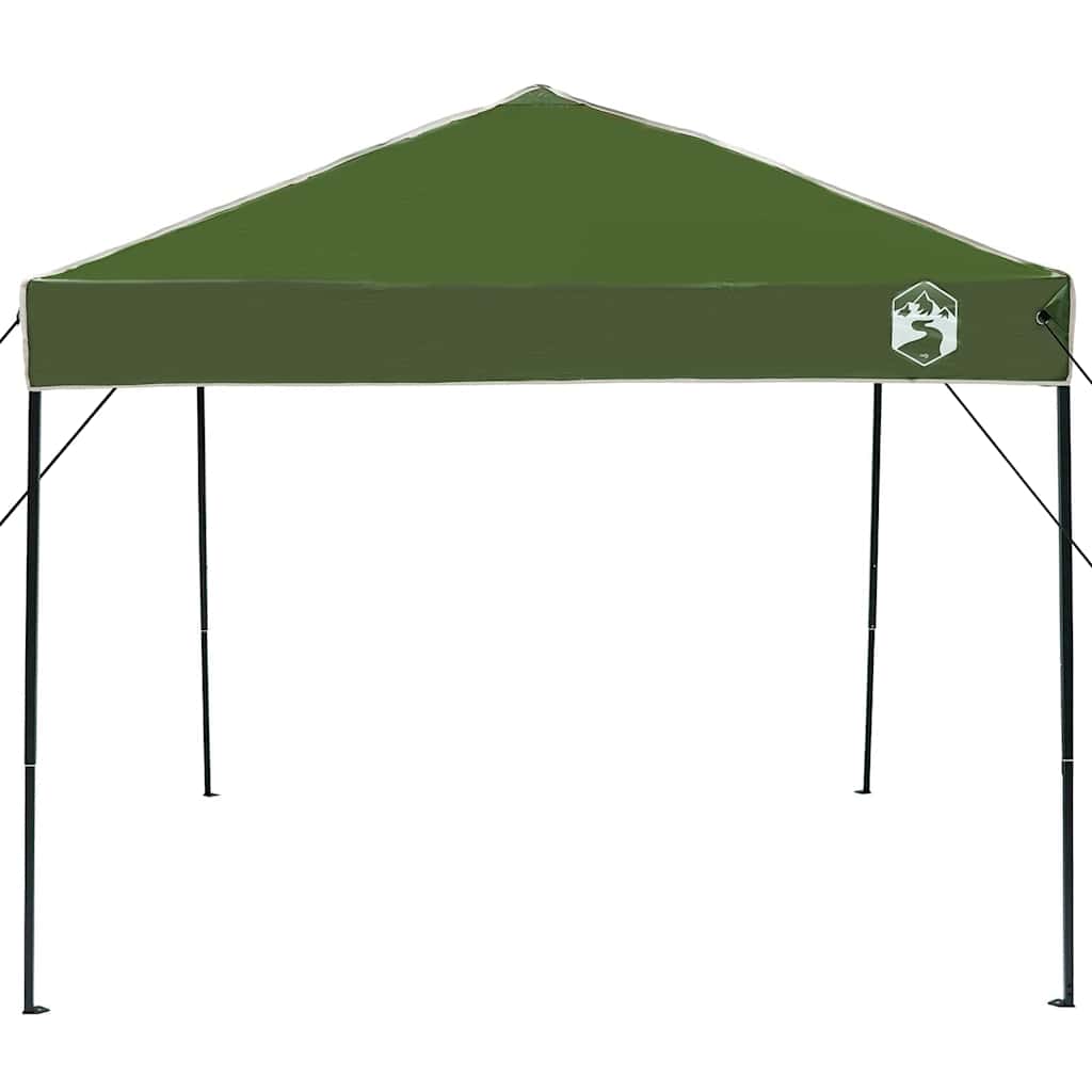 vidaXL Σκηνή Σκίασης Πράσινο 250 x 250 x 227 / 236 / 245 εκ. Ύφασμα Oxford
