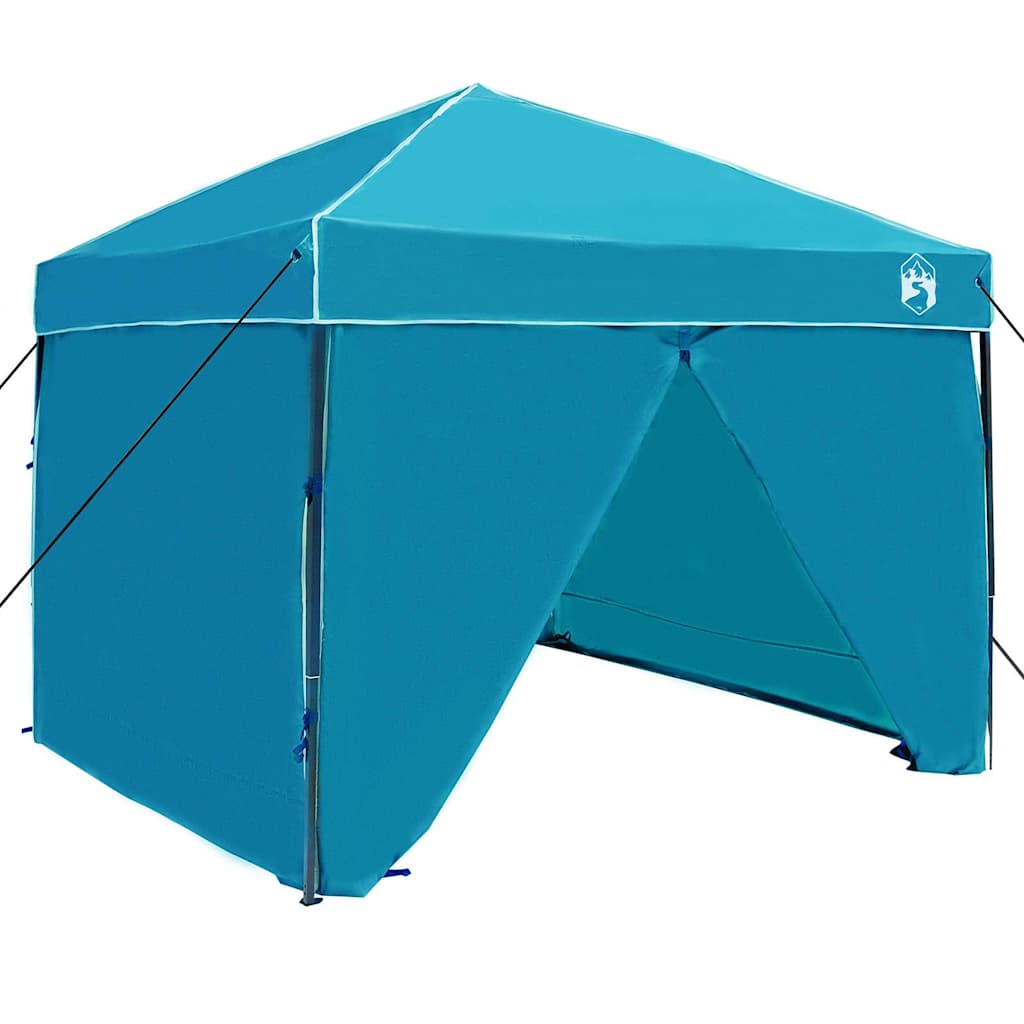 vidaXL Σκηνή Σκίασης Μπλε 250 x 250 x 227 / 236 / 245 εκ. Ύφασμα Oxford