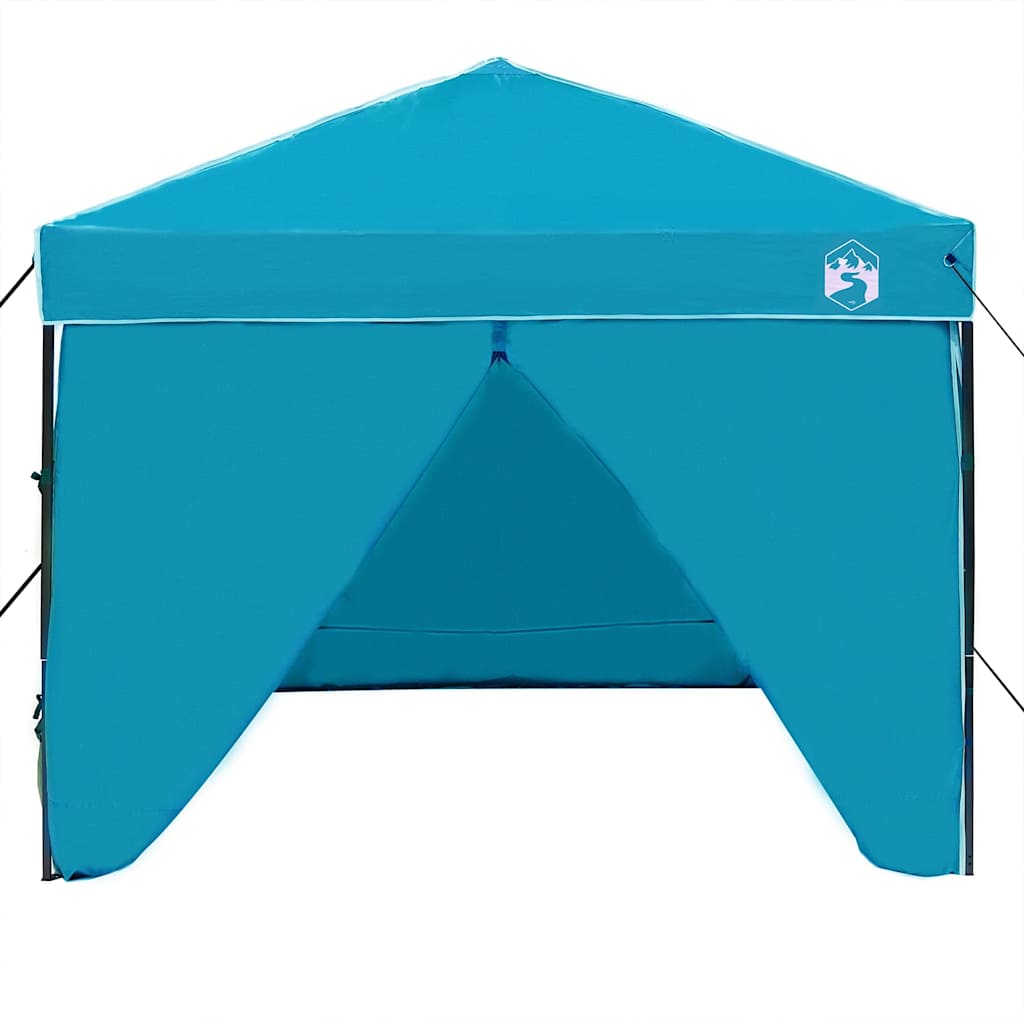 vidaXL Σκηνή Σκίασης Μπλε 250 x 250 x 227 / 236 / 245 εκ. Ύφασμα Oxford