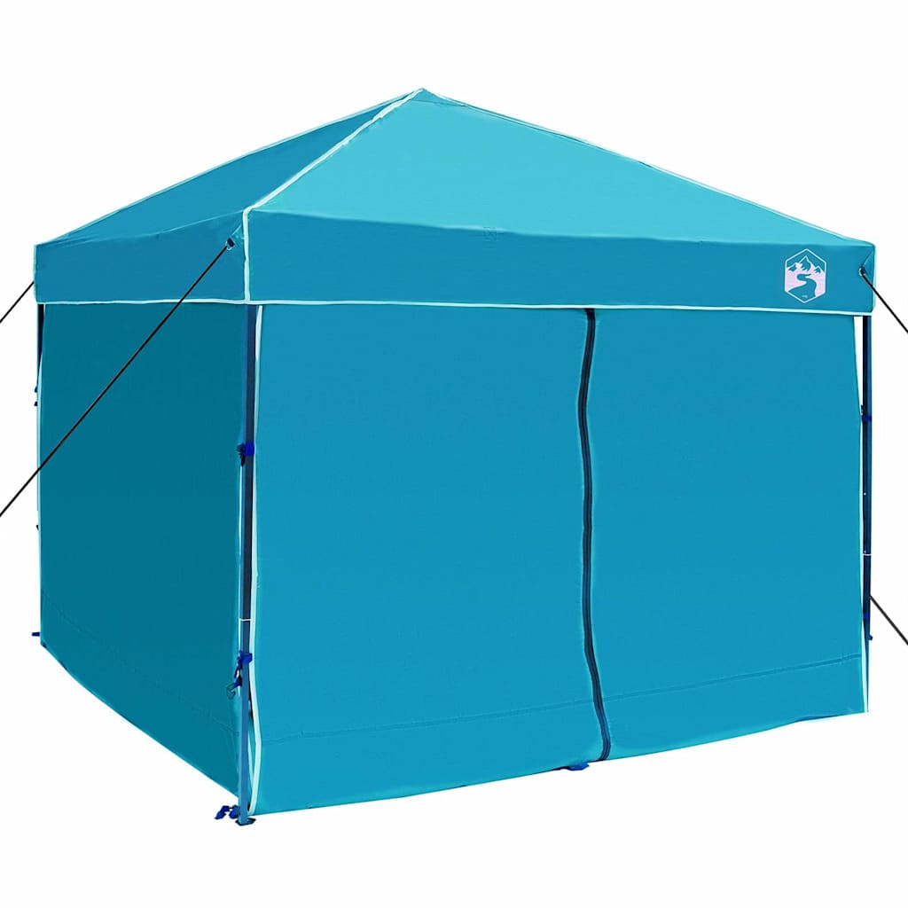 vidaXL Σκηνή Σκίασης Μπλε 250 x 250 x 227 / 236 / 245 εκ. Ύφασμα Oxford