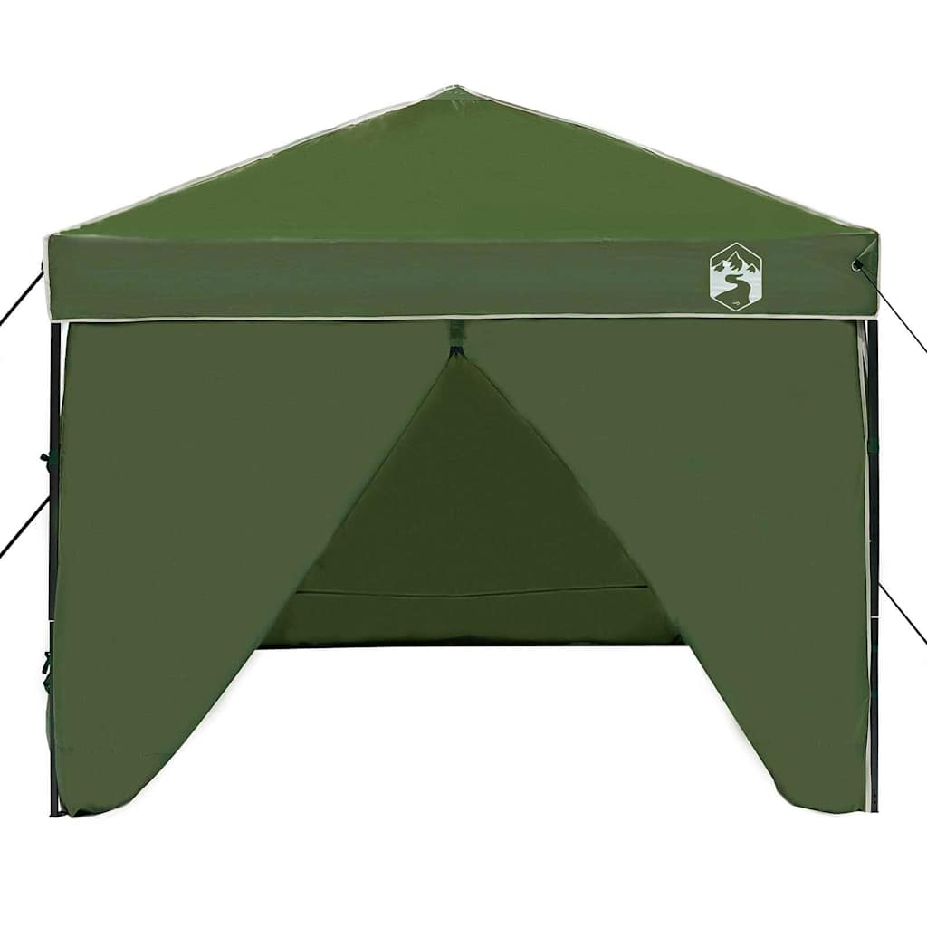 vidaXL Σκηνή Σκίασης Πράσινο 250 x 250 x 227 / 236 / 245 εκ. Ύφασμα Oxford
