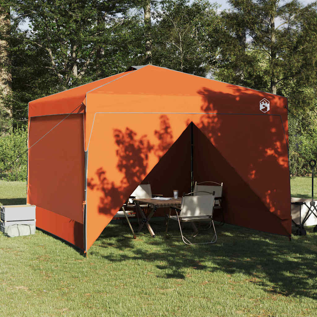 vidaXL Σκηνή Σκίασης Πορτοκαλί 300 x 300 x 227 / 236 / 245 εκ