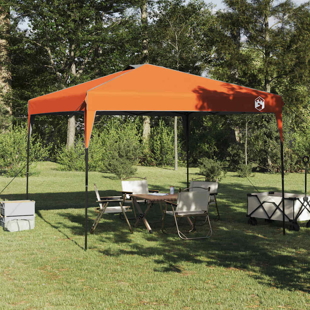 vidaXL Σκηνή Σκίασης Πορτοκαλί 300 x 300 x 227 / 236 / 245 εκ