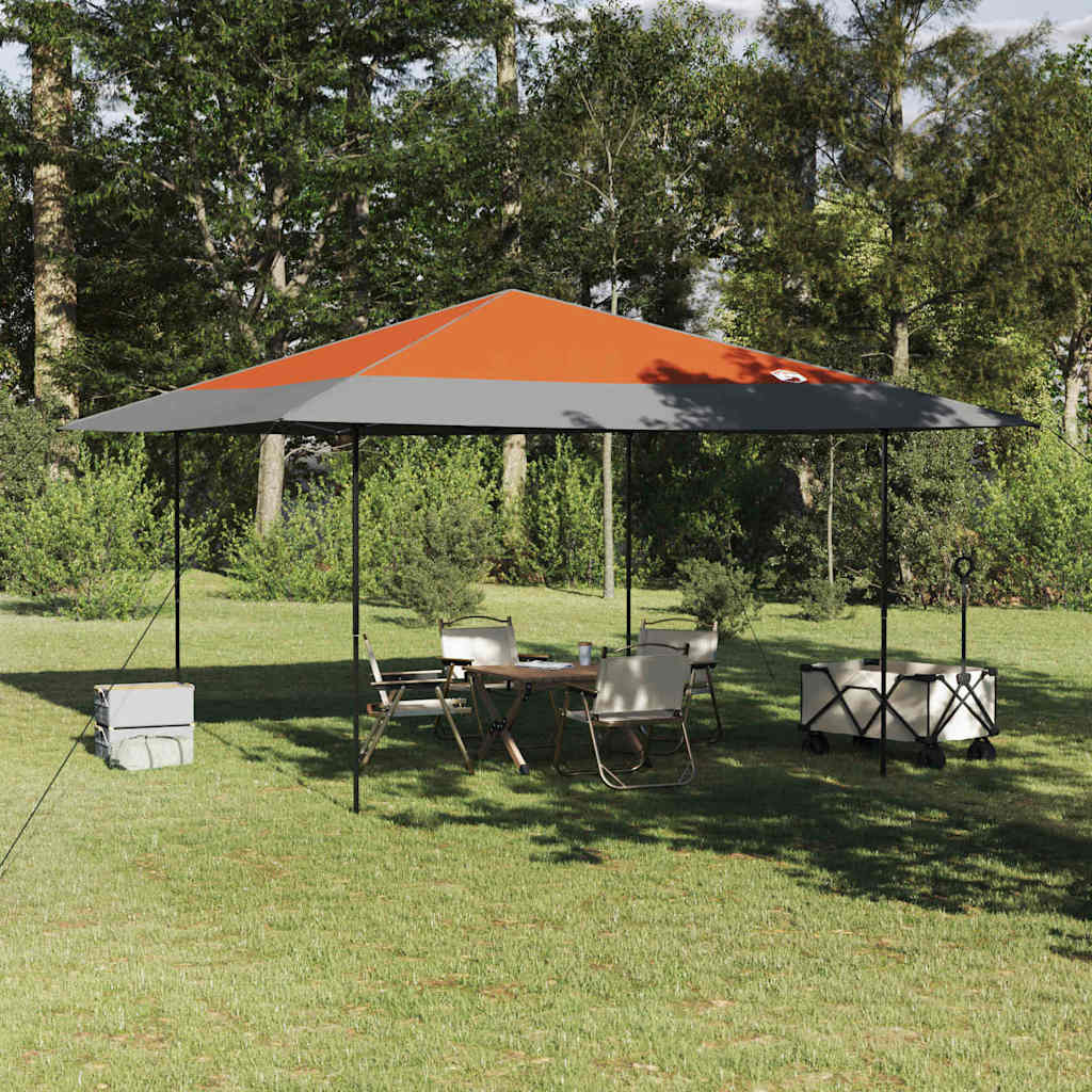 vidaXL Σκηνή Σκίασης Πορτοκαλί 400 x 400 x 227 / 236 / 245 εκ