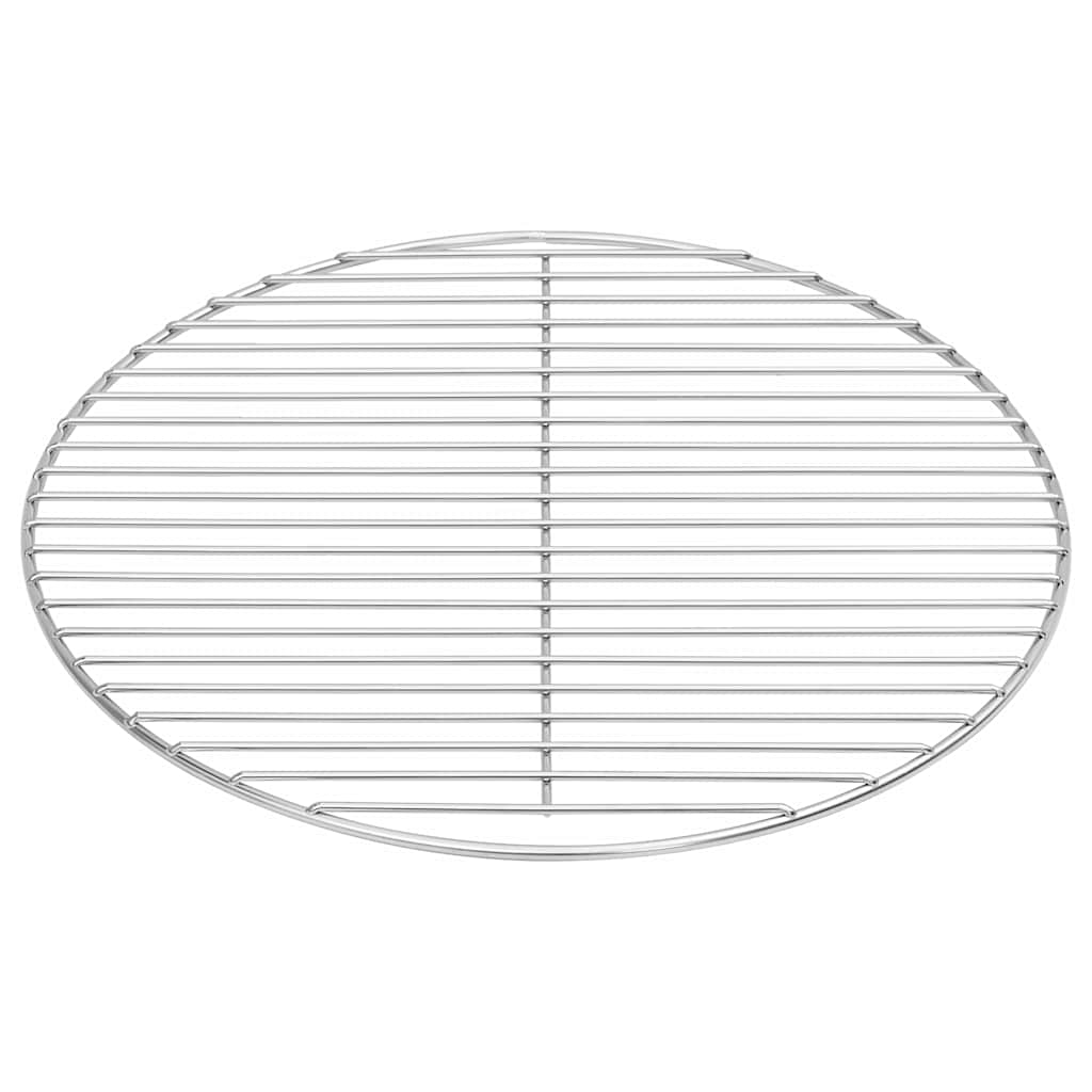 vidaXL BBQ Grill Grate Silver Ø43 εκ Ανοξείδωτο Χάλυβα
