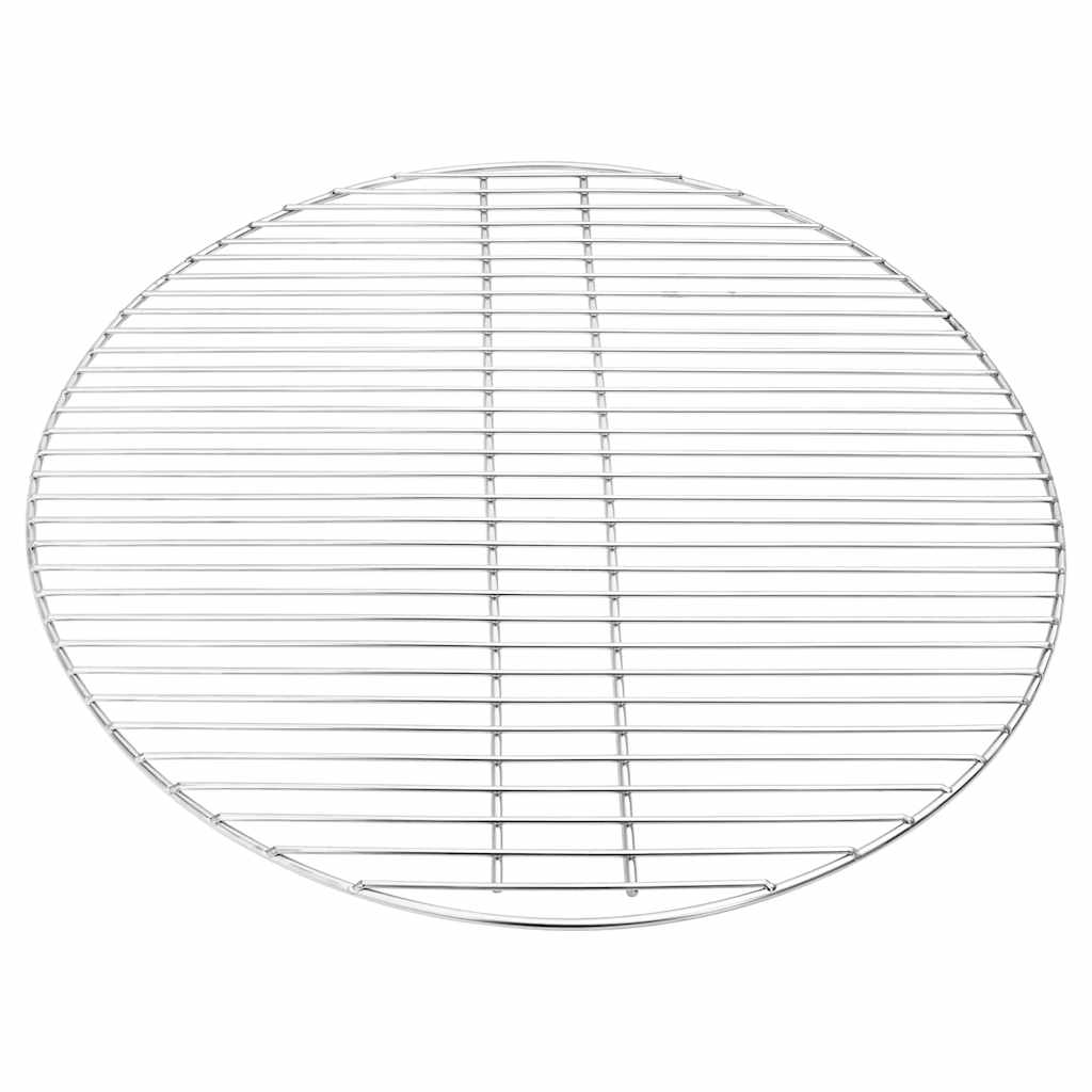 vidaXL BBQ Grill Grate Ασημί Ø60 εκ Ανοξείδωτο ατσάλι