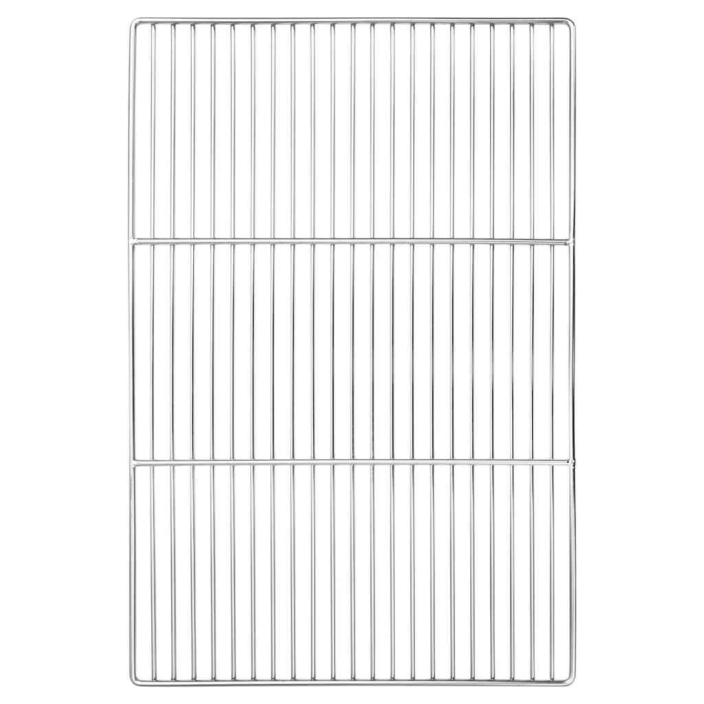 vidaXL BBQ Grill Grate με Λαβές Ορθογώνιο 60x40 εκ 304 Ανοξείδωτο Ατσάλι