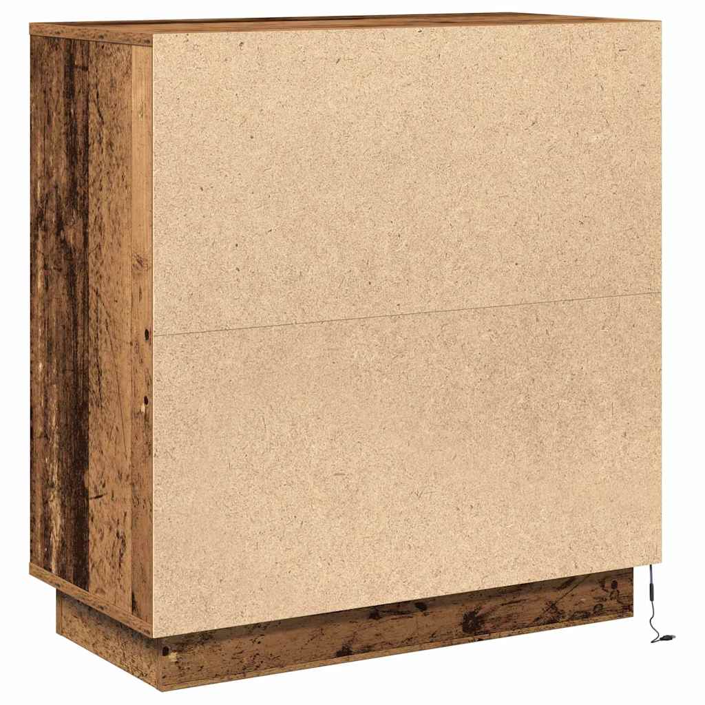 vidaXL Κομοδίνο Παλιό Ξύλο 71 x 34.5 x 75 εκ. Επεξεργασμένο ξύλο