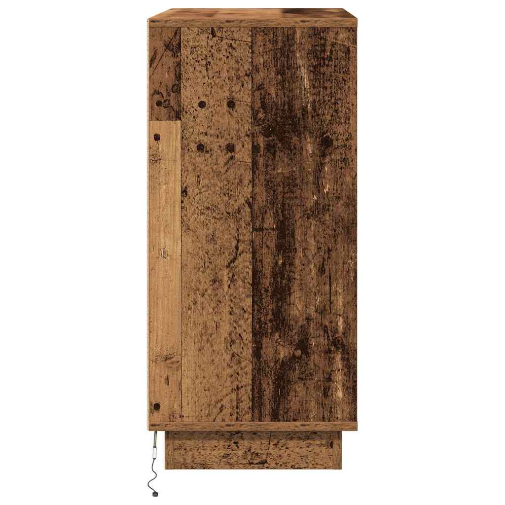 vidaXL Κομοδίνο Παλιό Ξύλο 71 x 34.5 x 75 εκ. Επεξεργασμένο ξύλο