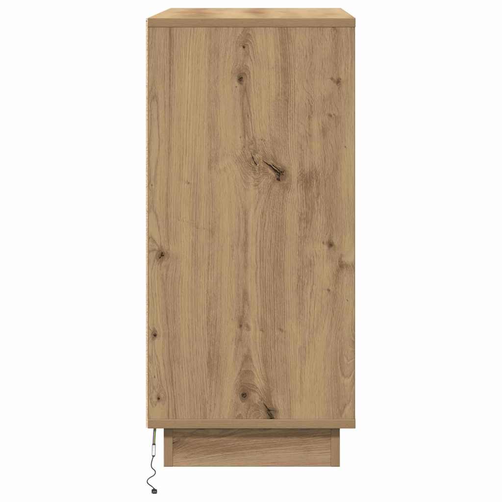 vidaXL Κομοδίνο Artisan Oak 71 x 34.5 x 75 εκ. Επεξεργασμένο ξύλο