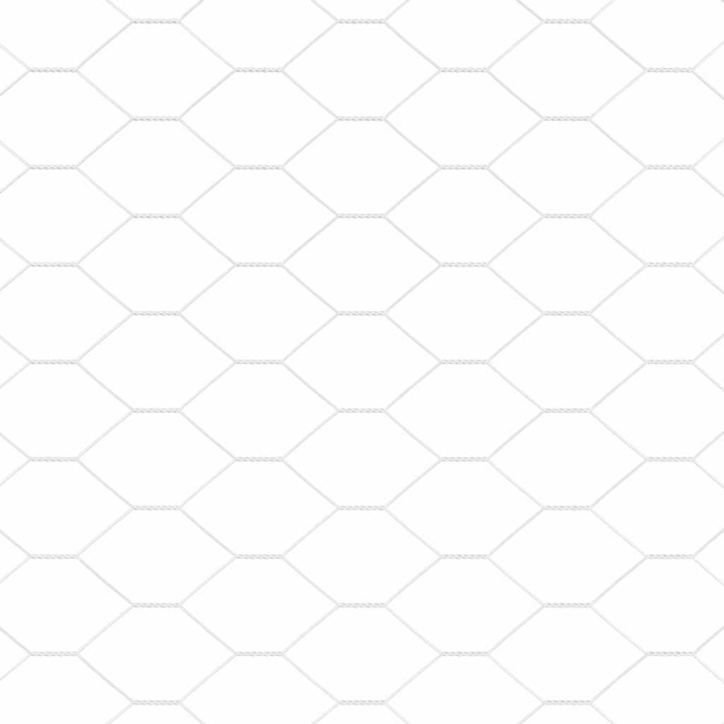 vidaXL Hexagon Fence 1.4x10 μ Γαλβανισμένος χάλυβας