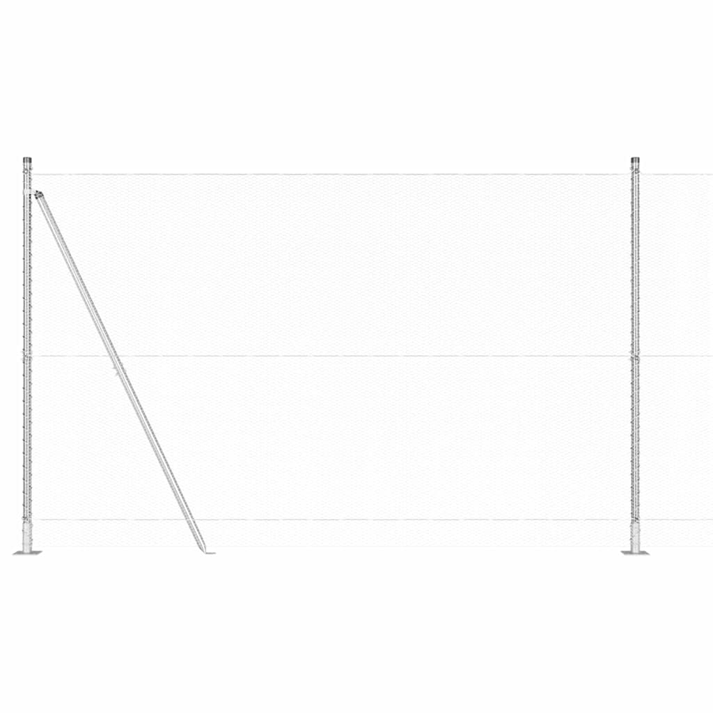 VidaXL Εξαγωνική Περίφραξη 1.6x25 μ Γαλβανισμένος χάλυβας