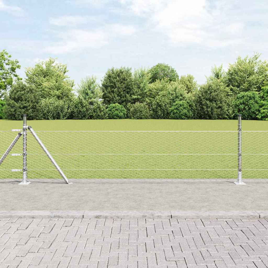 Γαλβανισμένο Ατσάλι Hexagon Φράγμα 0.5x50 m