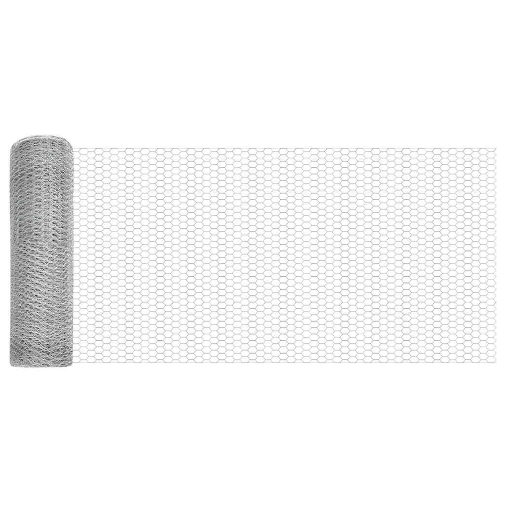 Γαλβανισμένο Ατσάλι Hexagon Φράγμα 0.5x50 m