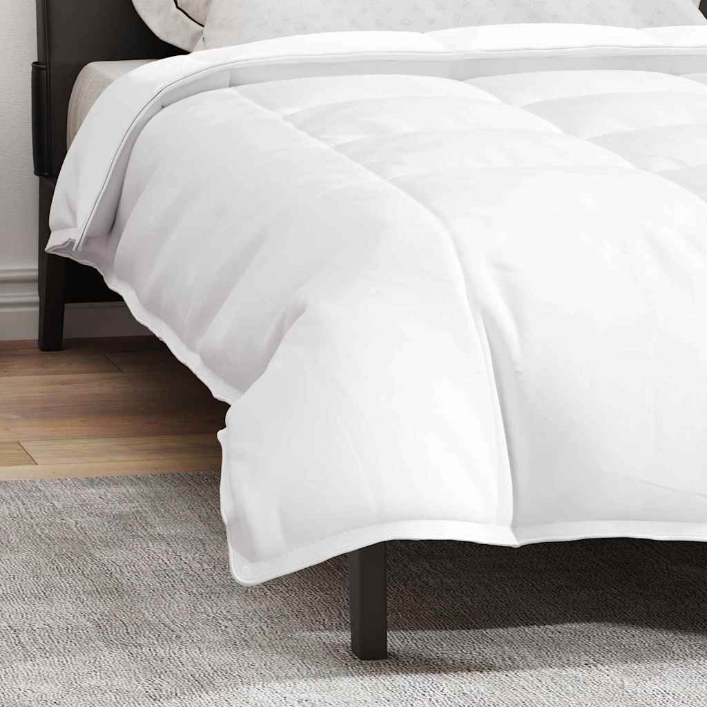 vidaXL Κουβέρτες & Πάπλωμα Λευκό 155 x 200 εκ. Πούπουλο
