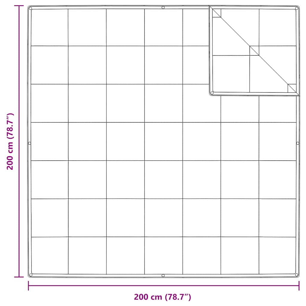 vidaXL Κουβέρτες & Πάπλωμα Λευκό 200 x 200 εκ Πούπουλο