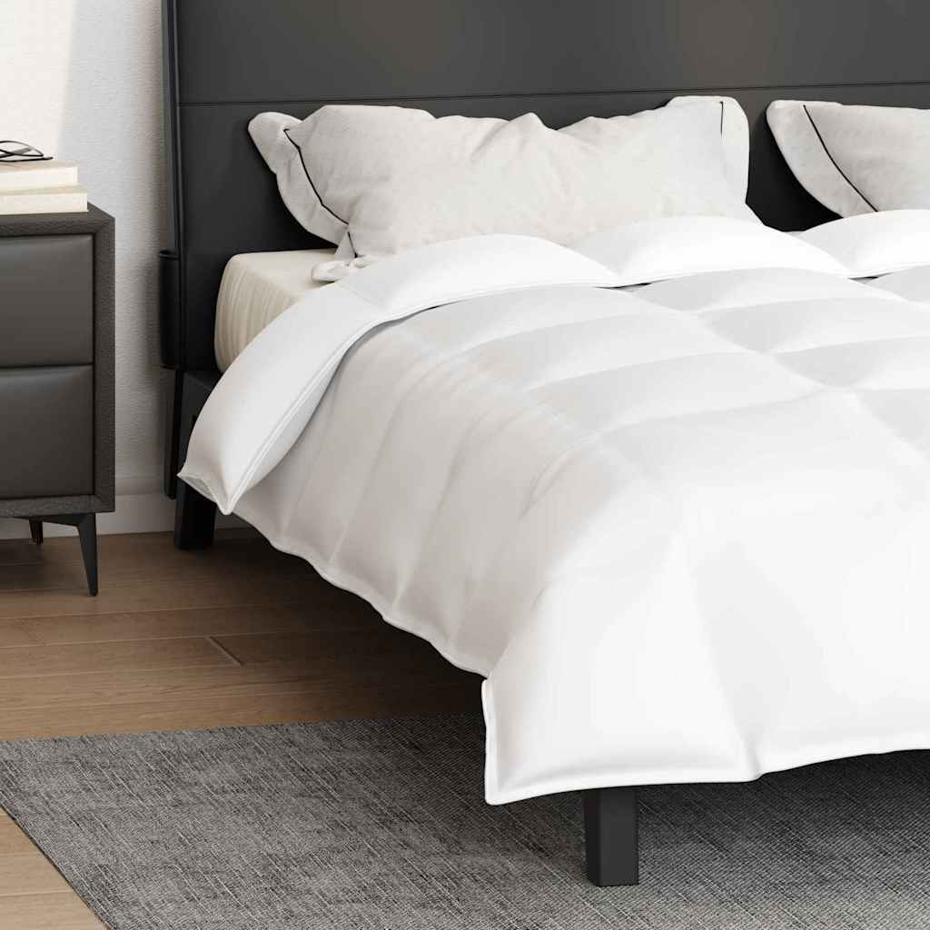 vidaXL Κουβέρτες & Πάπλωμα Λευκό 240 x 220 εκ. Πούπουλο