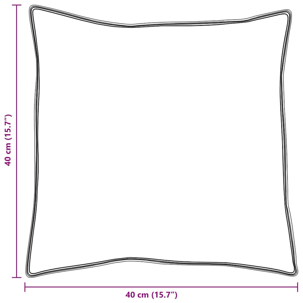 vidaXL Μαξιλάρια 2 pcs Λευκό 130gsm 100% βαμβάκι