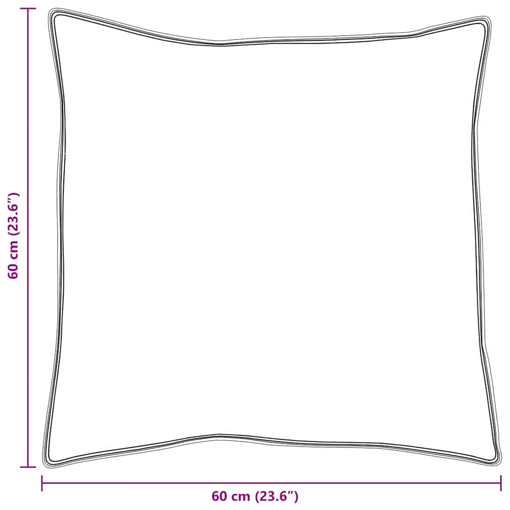 vidaXL Μαξιλάρια 2 pcs Λευκό 130gsm 100% βαμβάκι