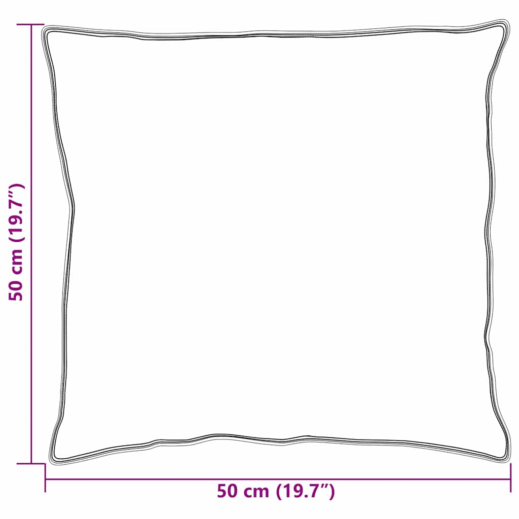 vidaXL Μαξιλάρια 2 pcs Λευκό 130gsm 100% βαμβάκι