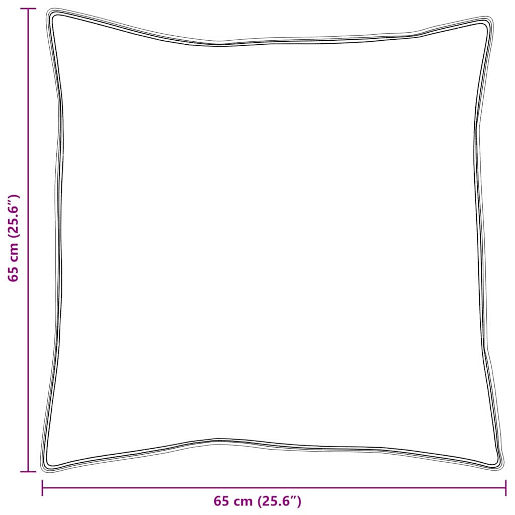 vidaXL Μαξιλάρια 2 pcs Λευκό 130gsm 100% βαμβάκι