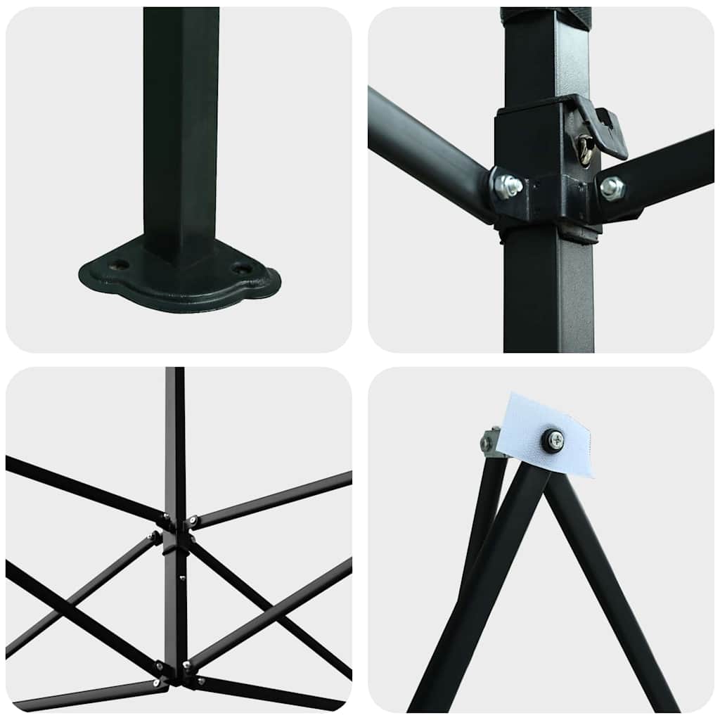 vidaXL Θερμοκήπιο με στέγη Πράσινο 290 x 430 x 315 εκ Ατσάλι